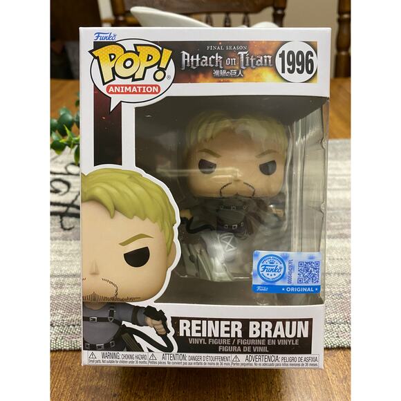 Funko Pop Animation: Attack On Titan - Reiner Braun - Picture 1 of 6